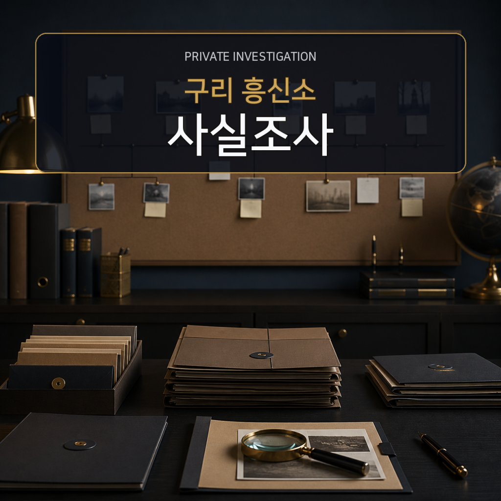 구리 사실관계 조사 전문 흥신소