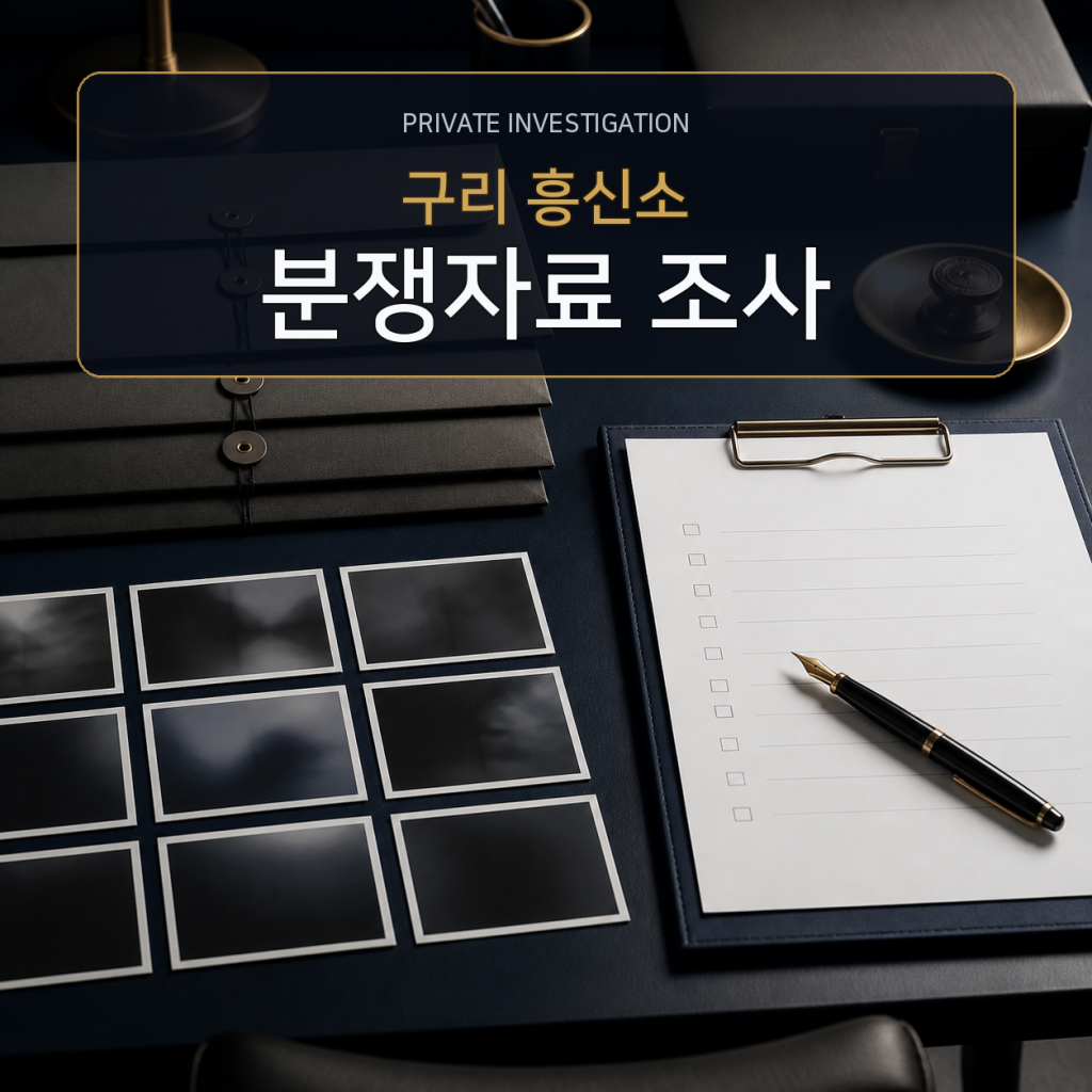 구리 분쟁자료 조사 전문 흥신소
